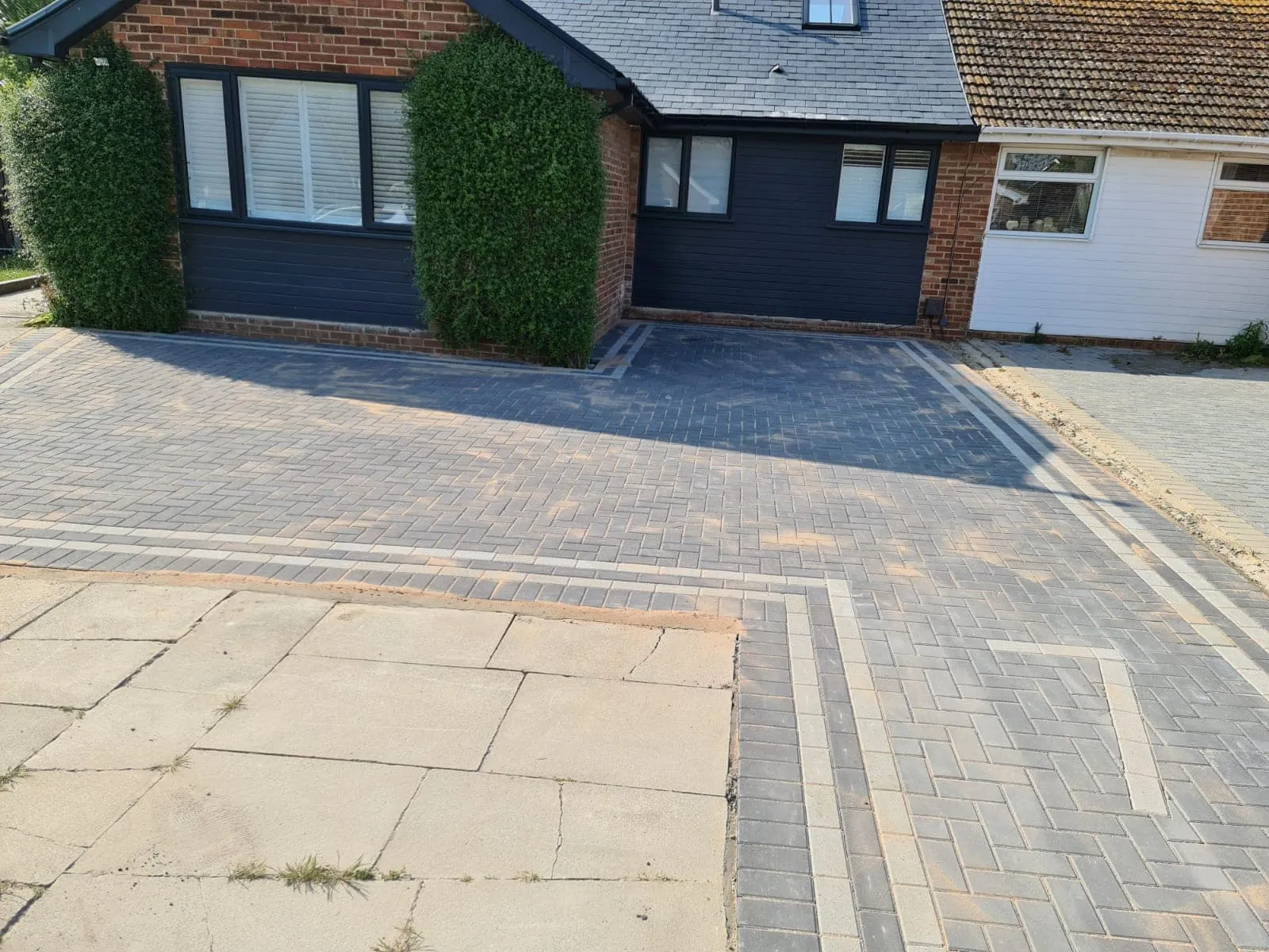 Expertly Crafted Brick-Paved Driveway by Jackson Landscaping